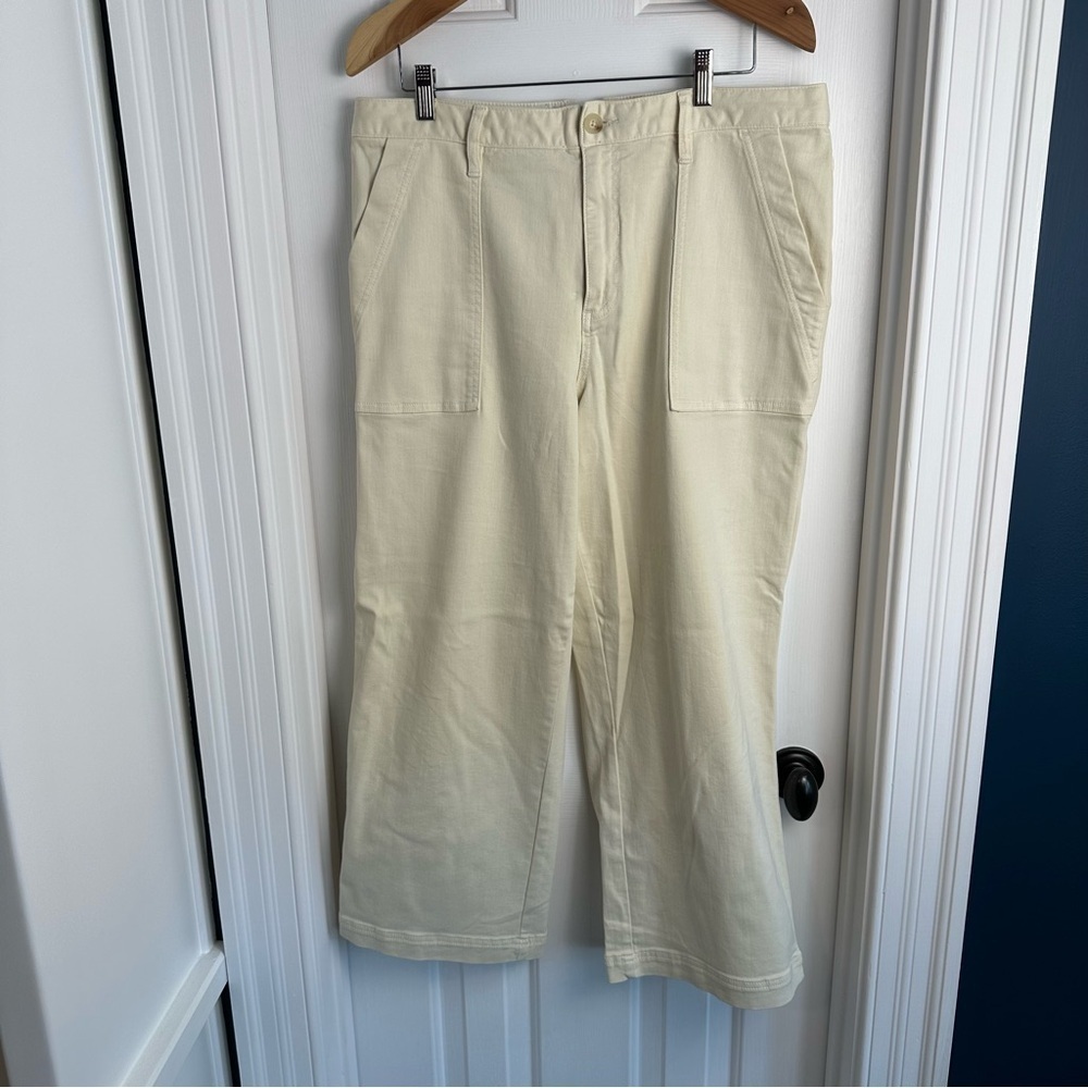 Tommy Bahama Women's Boracay Cropped Pants Size 14 Bleached Sand - Picture 1 of 5